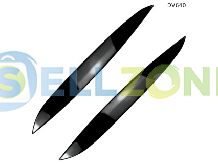 Μαύρα φρύδια για φώτα για Volkswagen GOLF 4 1997-2005 - DV640